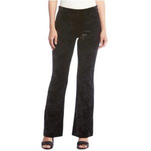 ❤️SALE!❤️ Karen Kane NWT Black Velvet High Rise Bootcut Pant